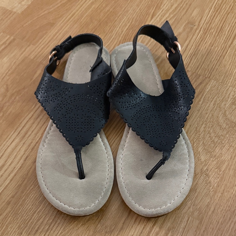 Lauren Conrad Black Sandals
